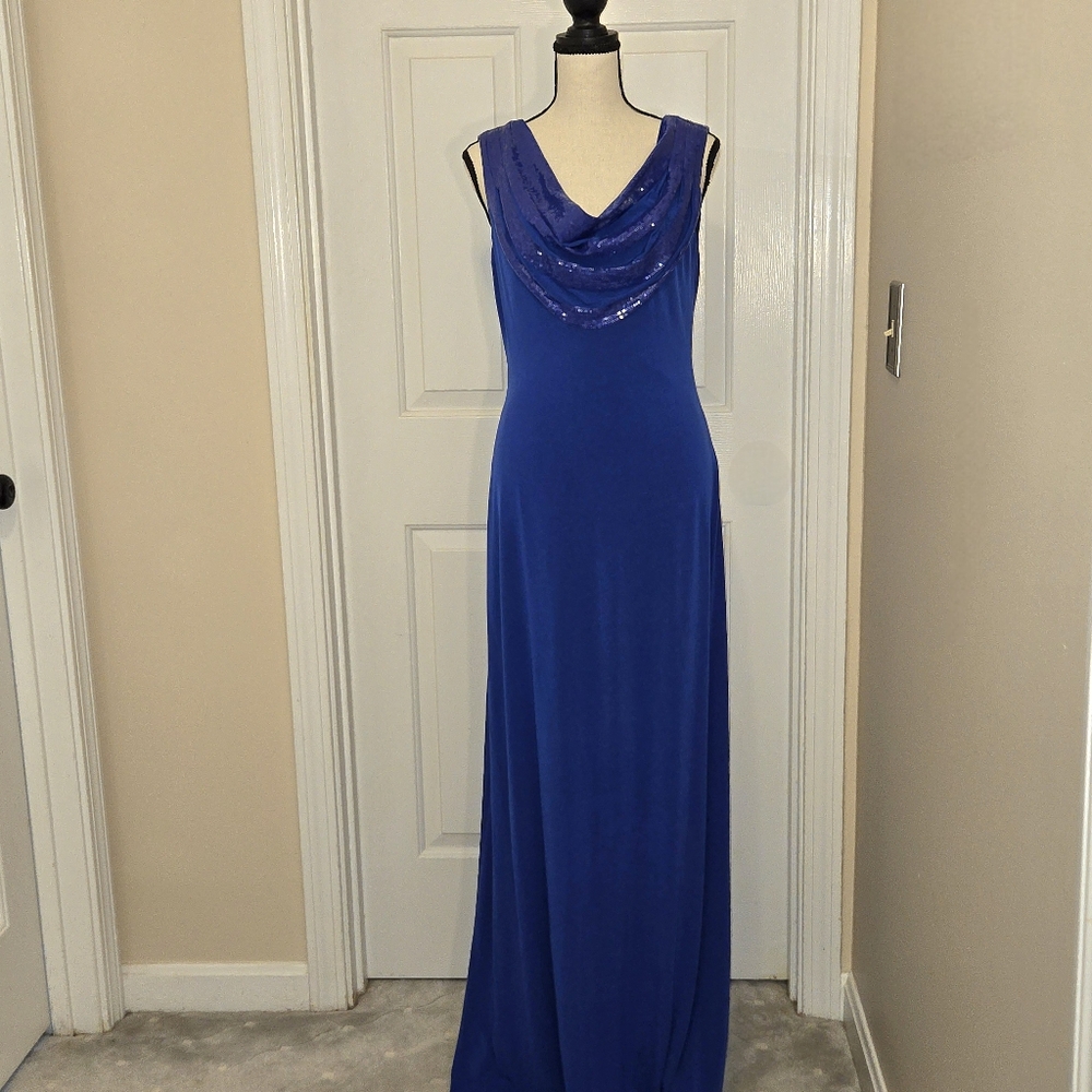 Calvin Klein Blue Maxi Dress